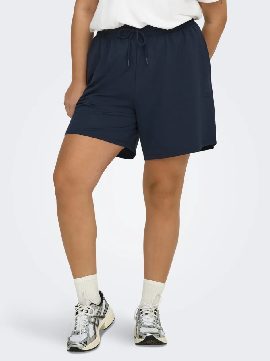 ONPFREI Høj talje Loose fit Shorts Dame Shorts|Only Play Curvy