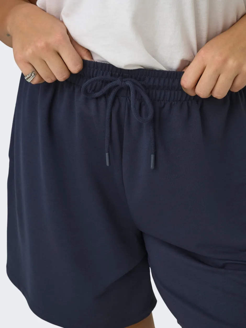 ONPFREI Høj talje Loose fit Shorts Dame Shorts|Only Play Curvy