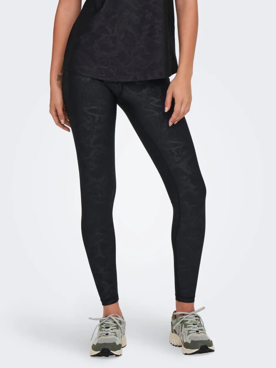 Sale ONPJAM-2-SNAKE Tight fit Træningsleggings Dame Tights