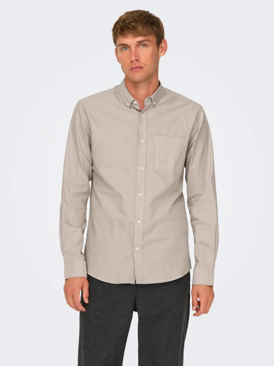 New ONSALVARO Oxford-skjorte Skjorter