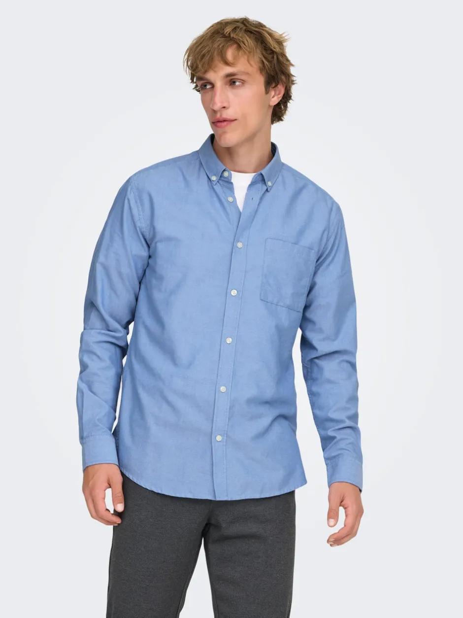 Outlet ONSALVARO Oxford-skjorte Skjorter