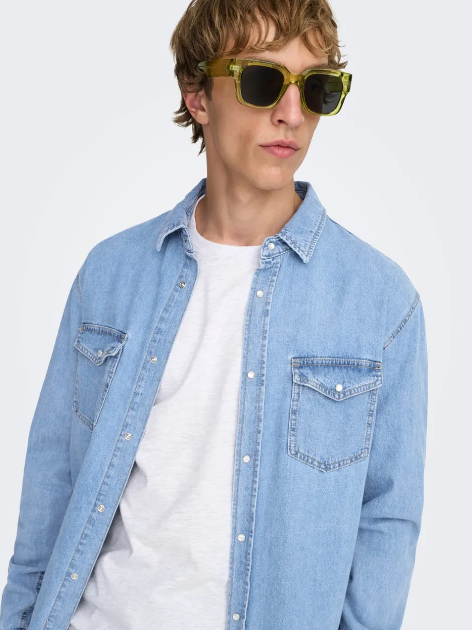Clearance ONSBANE Denim-skjorte Skjorter