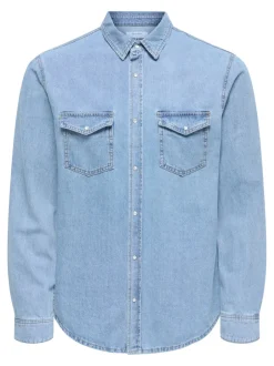 Clearance ONSBANE Denim-skjorte Skjorter