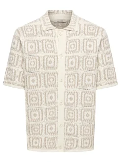 Discount ONSBART Strikket poloshirt Strik|T-Shirts