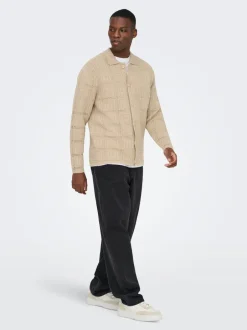 Online ONSBART Strikket poloshirt Strik