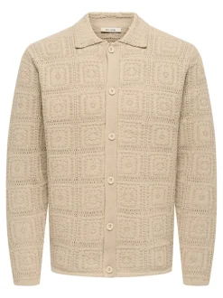Online ONSBART Strikket poloshirt Strik