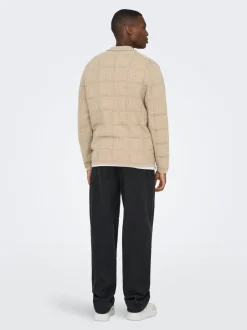 Online ONSBART Strikket poloshirt Strik