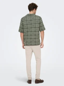 Online ONSBART Strikket poloshirt Strik|T-Shirts