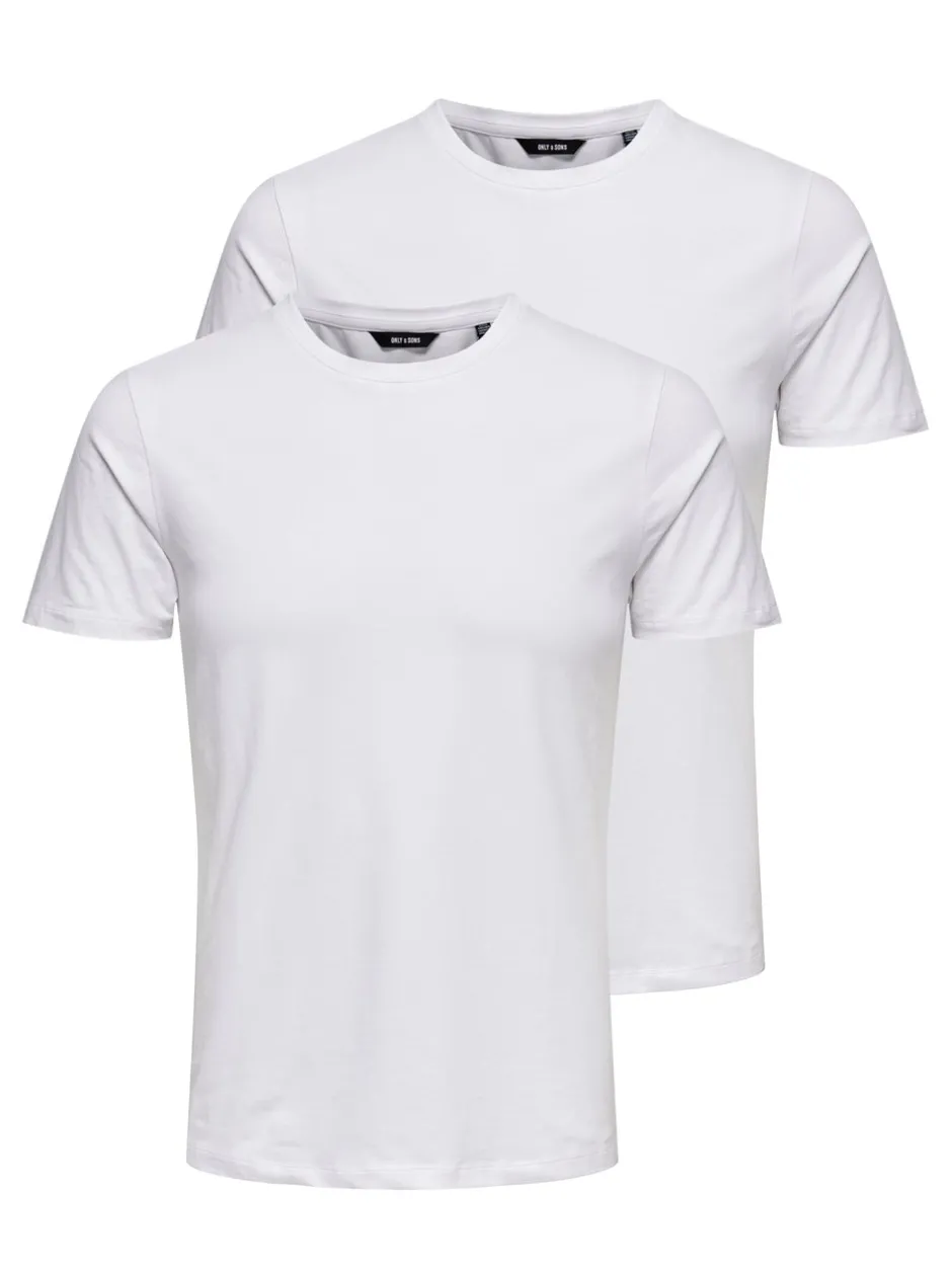 Discount ONSBASIC 2-pack T-shirt T-Shirts