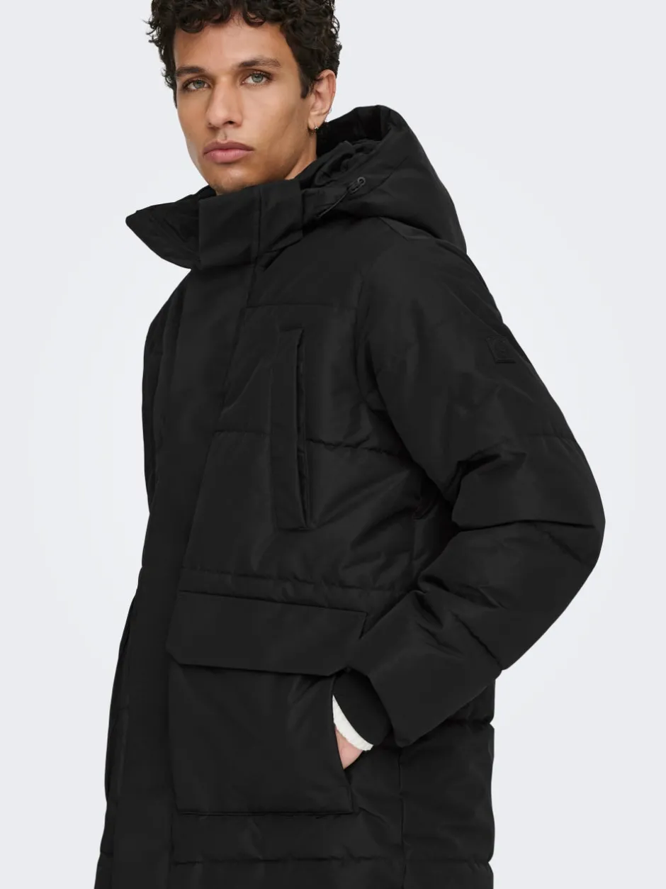 Best ONSCAM Lang parka Jakker Og Frakker