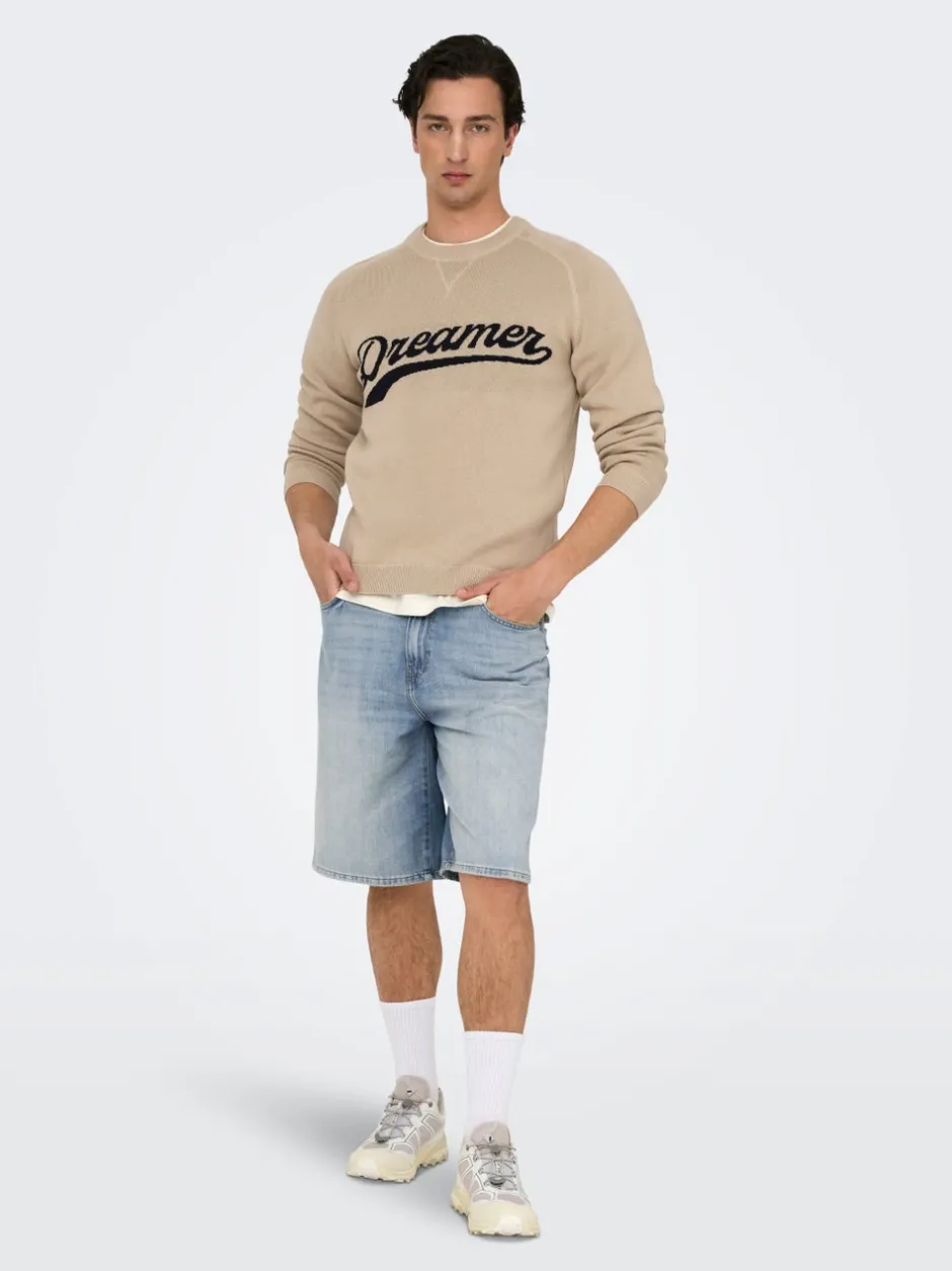 New ONSCARL Mid rise Balloon fit Shorts Shorts