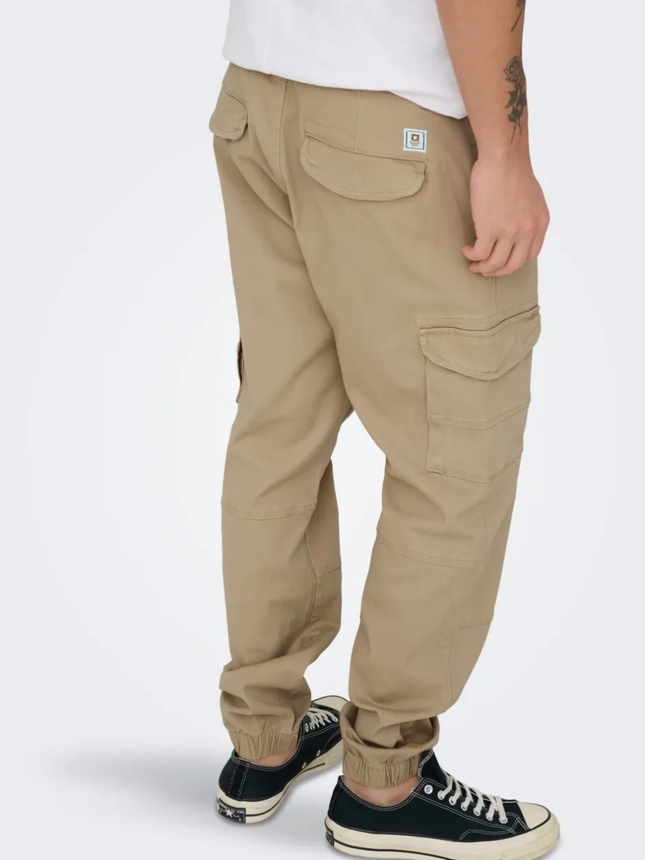 Outlet ONSCARTER Tapered fit Cargobukser Bukser