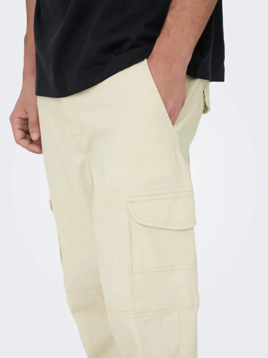Outlet ONSCARTER Tapered fit Cargobukser Bukser