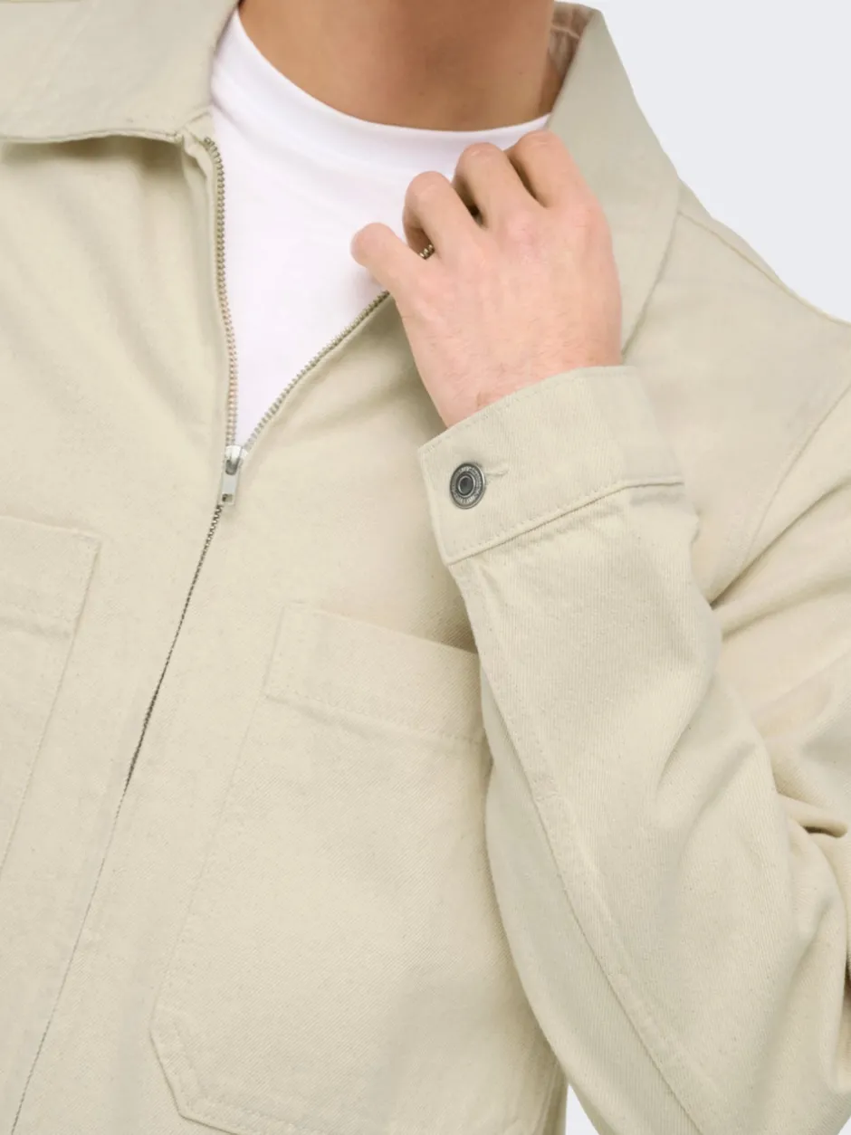 Best ONSCASSEL Shacket Denimjakker|Jakker Og Frakker