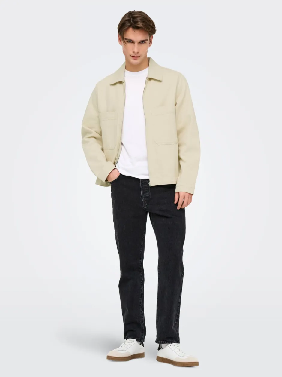 Best ONSCASSEL Shacket Denimjakker|Jakker Og Frakker