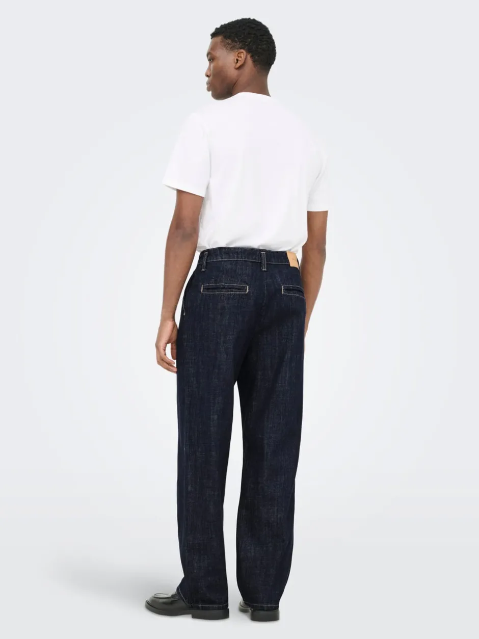Clearance ONSDANI Mid rise Bred pasform - beskåret Jeans Jeans|Jeans