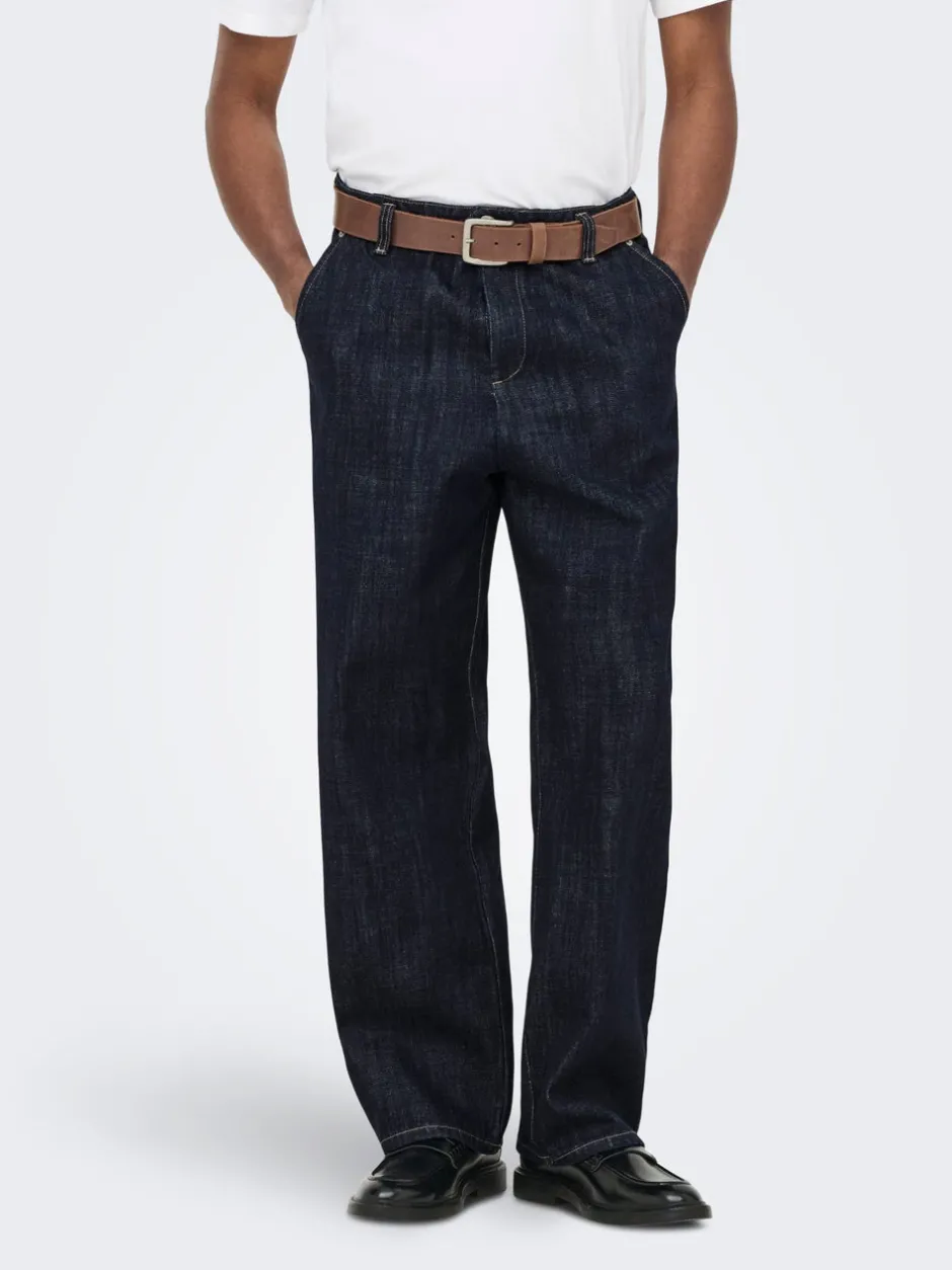 Clearance ONSDANI Mid rise Bred pasform - beskåret Jeans Jeans|Jeans