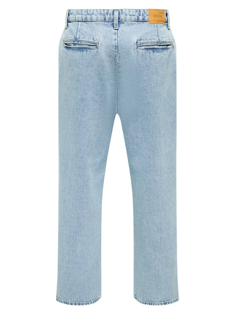 ONSDANI Mid rise Bred pasform - beskåret Jeans Jeans|Jeans