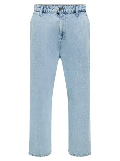 ONSDANI Mid rise Bred pasform - beskåret Jeans Jeans|Jeans