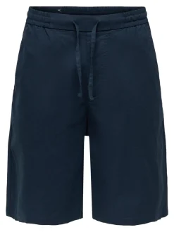 Outlet ONSDAVES Wide leg fit Hør Shorts Shorts
