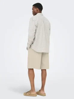 Sale ONSDAVES Wide leg fit Hør Shorts Shorts