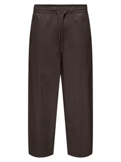 ONSDAVES Wide leg fit Hør Bukser Bukser