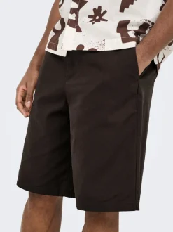 Best ONSDAVES Wide leg fit Hør Shorts Shorts