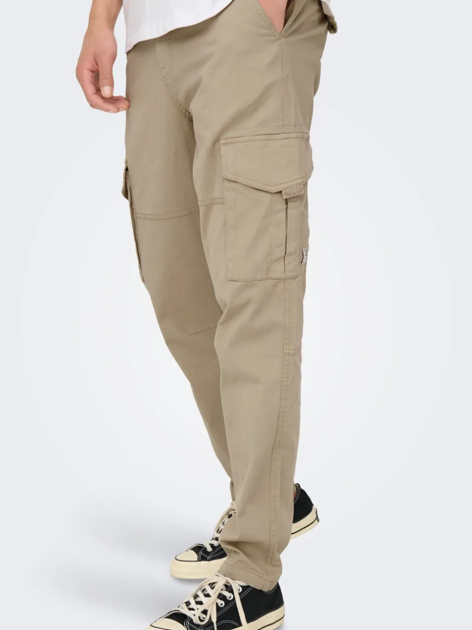 New ONSDEAN Tapered fit Cargobukser Bukser