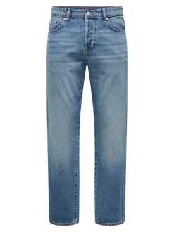 New ONSEDGE Mellemhøj talje Straight fit Jeans Jeans|Jeans