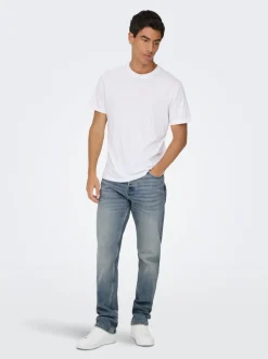 Best ONSEDGE Mellemhøj talje Straight fit Jeans Jeans|Jeans