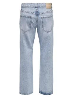 Hot ONSEDGE Mellemhøj talje Straight fit Jeans Jeans|Jeans