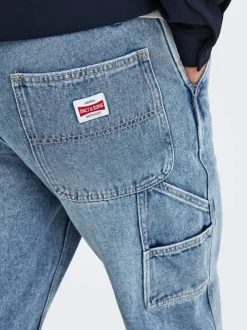 Clearance ONSEDGE Mellemhøj talje Straight fit Jeans Jeans|Jeans