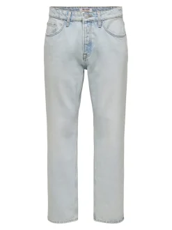 Hot ONSEDGE Mellemhøj talje Straight fit Jeans Jeans|Jeans