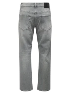 Clearance ONSEDGE Mellemhøj talje Straight fit Jeans Jeans|Jeans