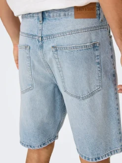 Clearance ONSEDGE Mellemhøj talje Straight fit Shorts Shorts