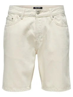 Clearance ONSEDGE Mellemhøj talje Straight fit Shorts Shorts