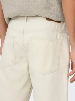Clearance ONSEDGE Mellemhøj talje Straight fit Shorts Shorts