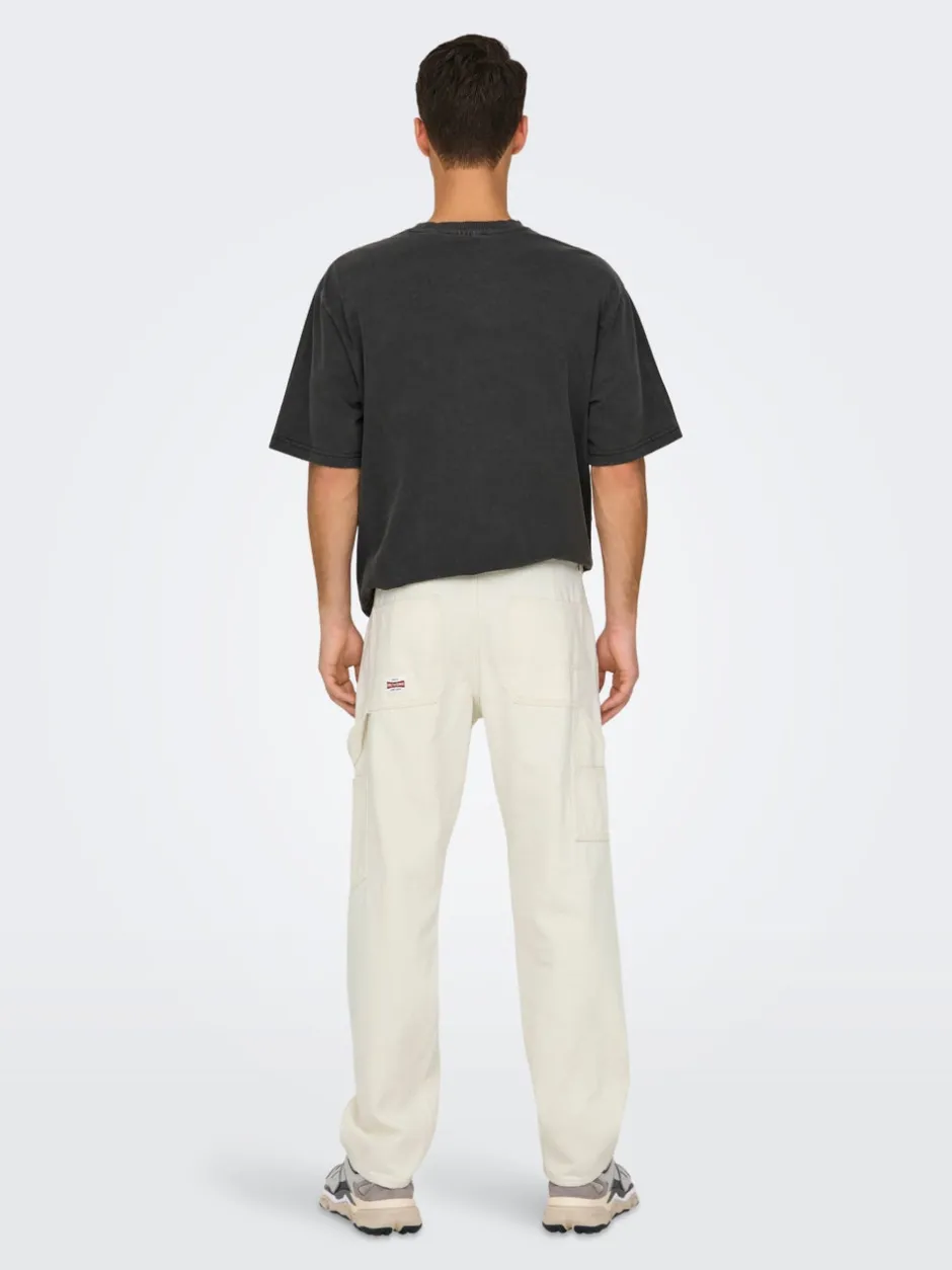 Outlet ONSEDGE Mellemhøj talje Straight fit Jeans Jeans|Jeans