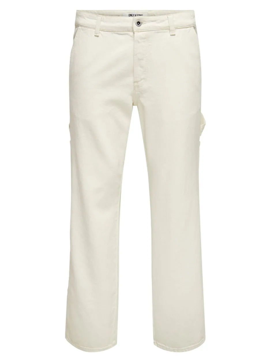 Outlet ONSEDGE Mellemhøj talje Straight fit Jeans Jeans|Jeans