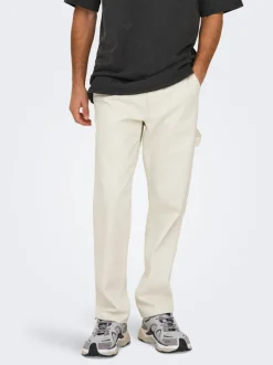 Outlet ONSEDGE Mellemhøj talje Straight fit Jeans Jeans|Jeans