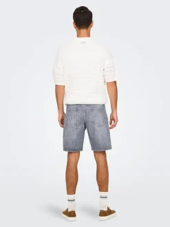 Discount ONSEDGE Mellemhøj talje Straight fit Shorts Shorts