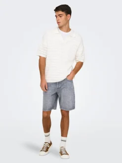 Discount ONSEDGE Mellemhøj talje Straight fit Shorts Shorts