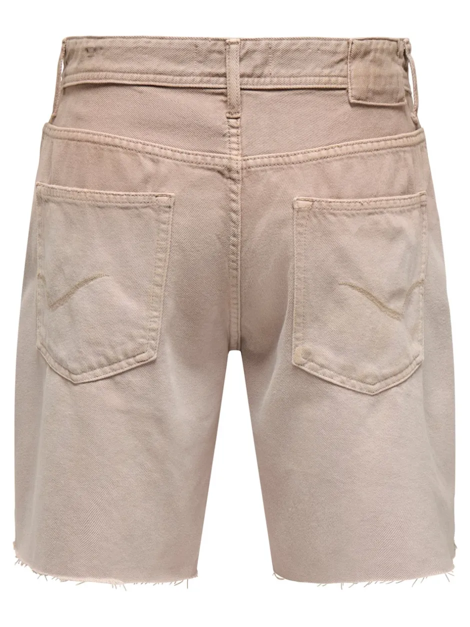 ONSEDGE Mellemhøj talje Straight fit Shorts Shorts