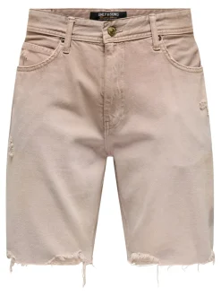 ONSEDGE Mellemhøj talje Straight fit Shorts Shorts