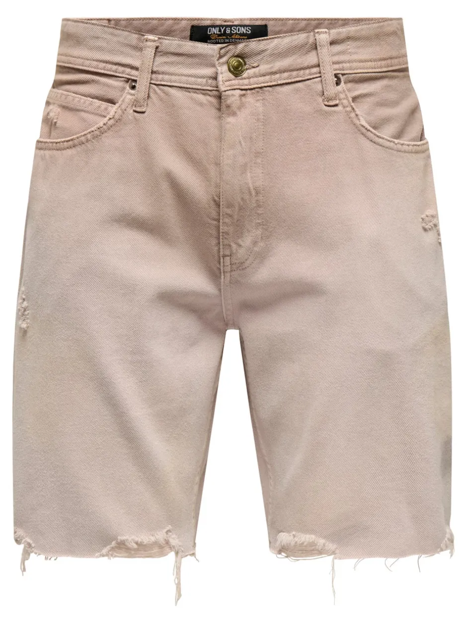 ONSEDGE Mellemhøj talje Straight fit Shorts Shorts