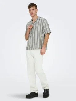 Outlet ONSEDGE Mellemhøj talje Straight fit Jeans Jeans|Jeans