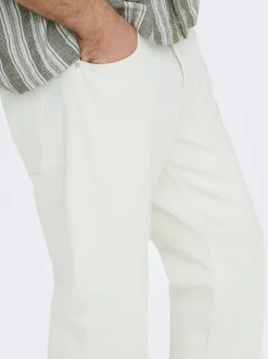 Outlet ONSEDGE Mellemhøj talje Straight fit Jeans Jeans|Jeans