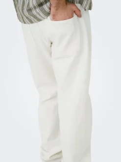 Outlet ONSEDGE Mellemhøj talje Straight fit Jeans Jeans|Jeans