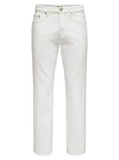 Outlet ONSEDGE Mellemhøj talje Straight fit Jeans Jeans|Jeans