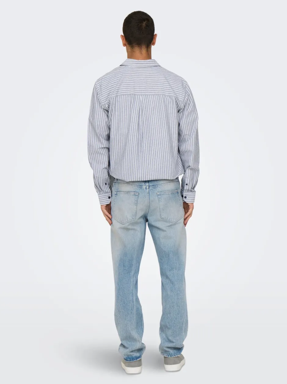 ONSEDGE Mellemhøj talje Straight fit Jeans Jeans|Jeans